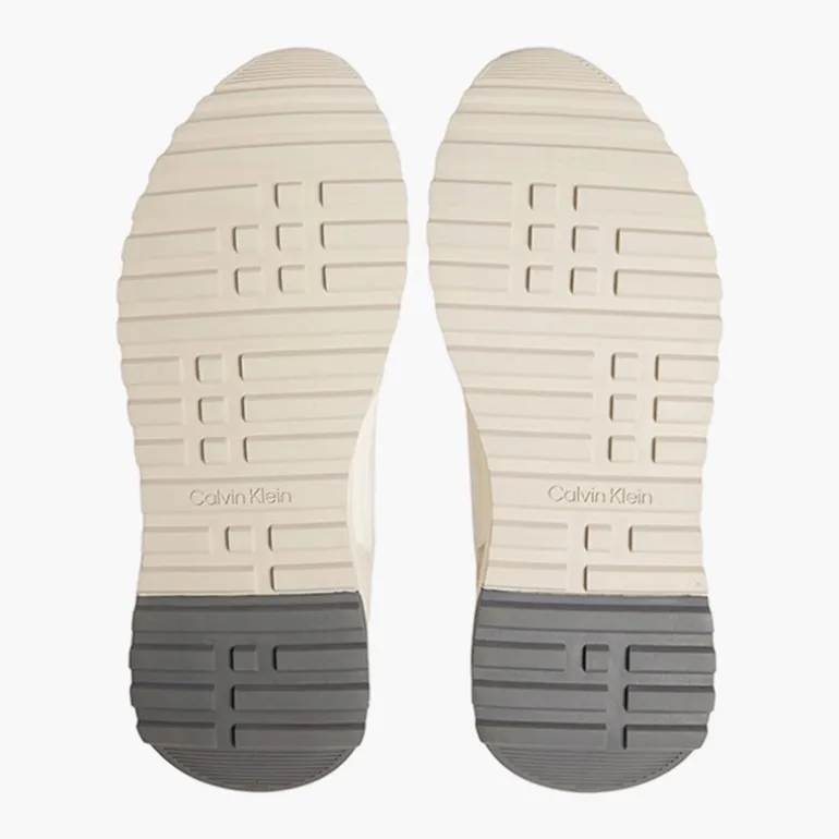 Calvin Klein Herren City Runner Turnschuhe Feather Gray/Marshmallow/Granite