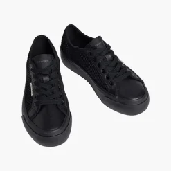 Calvin Klein Herren Damen Vulc Flatform Sneaker Triple Black