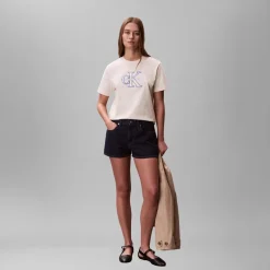 Calvin Klein Jeans Damen Klassisches T Shirt Calico