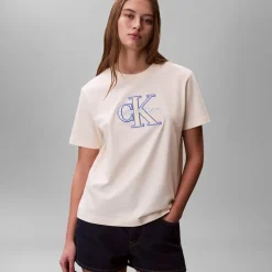 Calvin Klein Jeans Damen Klassisches T Shirt Calico