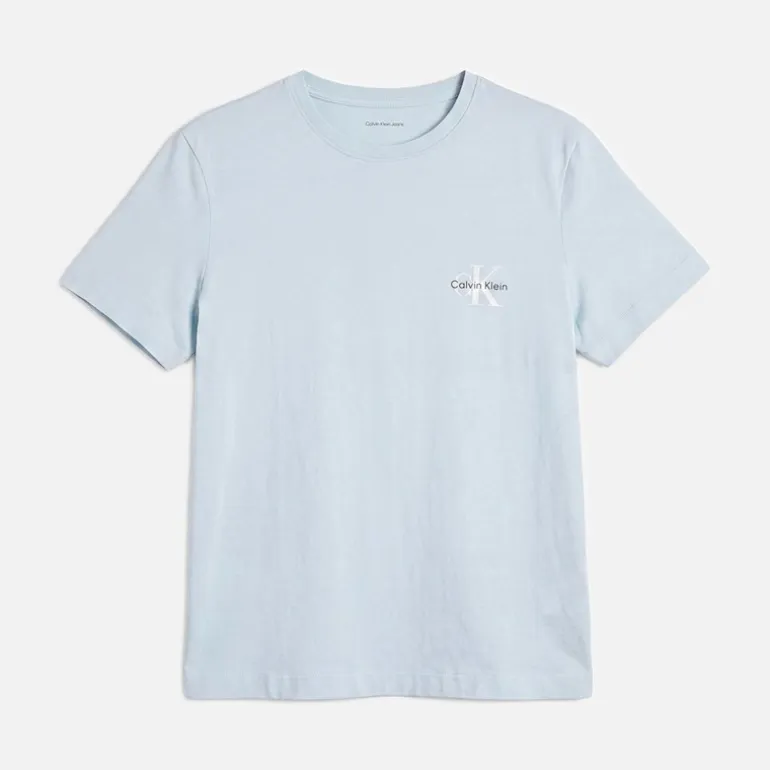 Calvin Klein Jeans Damen Monologo Zweierpack T Shirts Plein Air/Schwarz