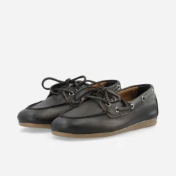 Ca'Shott Damen Cascille distressed Leder Bootsschuhe Brown Distressed