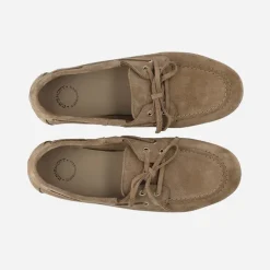 Ca'Shott Damen Cascille Wildleder Bootsschuhe Sand