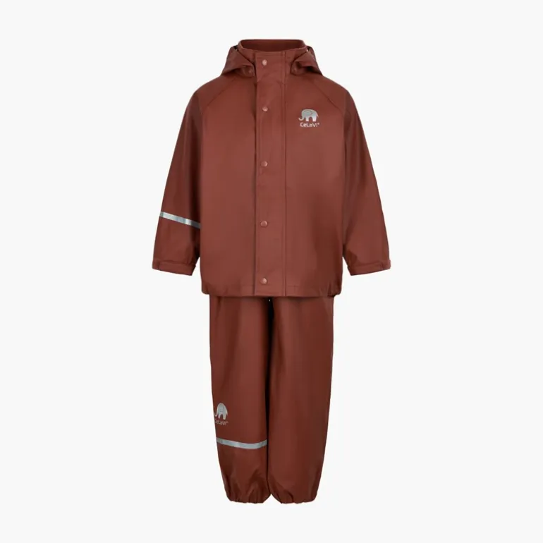 Celavi Kinder Celavie Uni PU Basic Regenkleidung Set Tortoise Shell