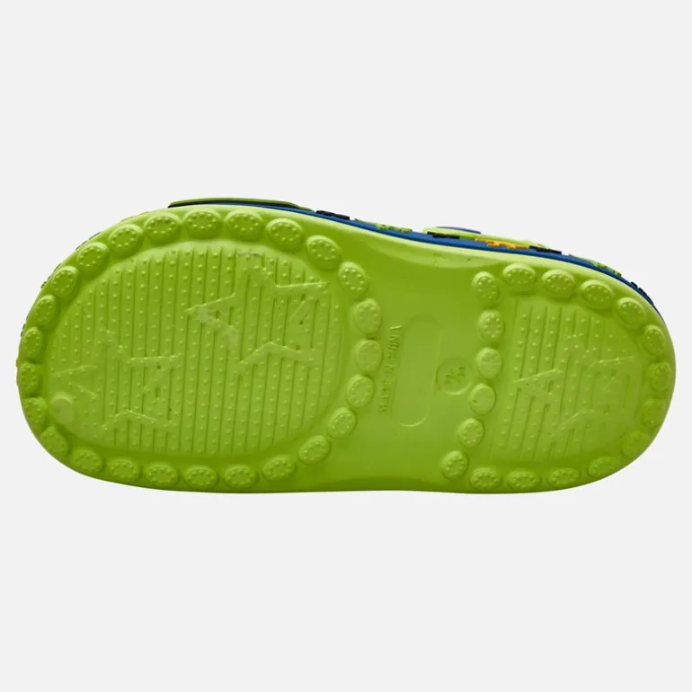 Character Junge Dinosaurier Muster Clogs Grün