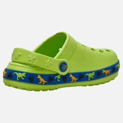 Character Junge Dinosaurier Muster Clogs Grün