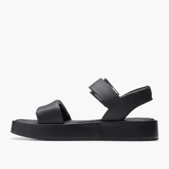 Clarks Damen Alda D-Fit Riemensandalen Schwarz