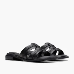 Clarks Damen Ariany Sandalen Black Leather