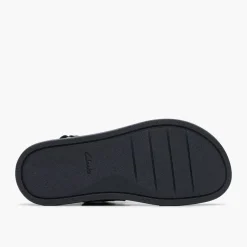 Clarks Damen Arwell Glide D-Fit Sandalen Schwarz