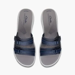 Clarks Damen Brinkley Piper Sandalen Navy