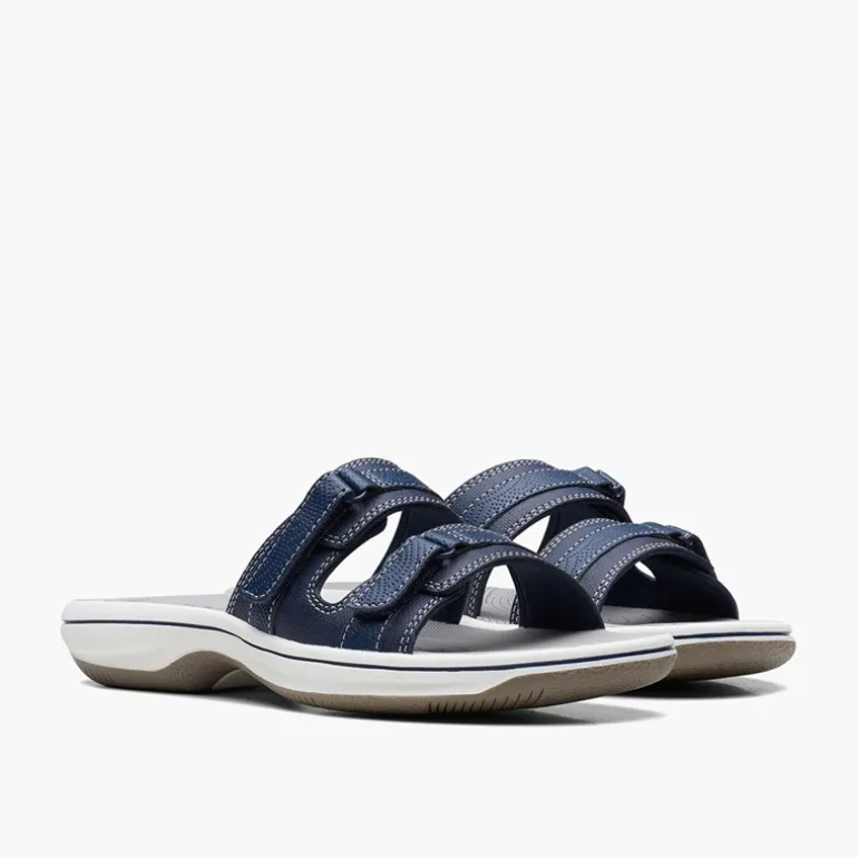 Clarks Damen Brinkley Piper Sandalen Navy