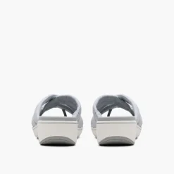 Clarks Damen Brinkley Rae Ava Sandalen Light Grey