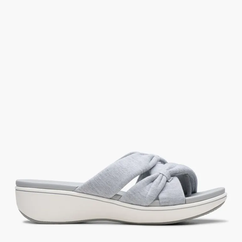 Clarks Damen Brinkley Rae Ava Sandalen Light Grey