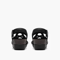 Clarks Damen Calenne Gracie Keil Sandalen Black Combi