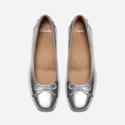 Clarks Damen Candra Light Schuhe Silver Metallic