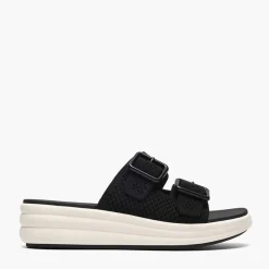 Clarks Damen Drift Faye Sandalen Schwarz