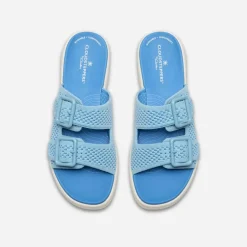 Clarks Damen Drift Faye Sandalen Bright Blue