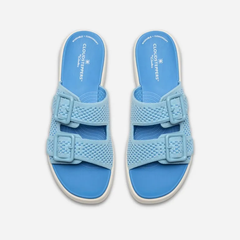Clarks Damen Drift Faye Sandalen Bright Blue