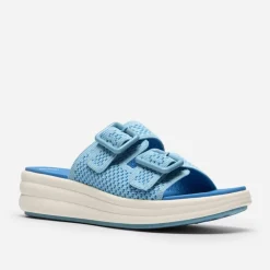 Clarks Damen Drift Faye Sandalen Bright Blue