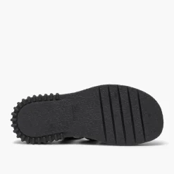 Clarks Damen Evamar Riemen Sandalen Black Leather