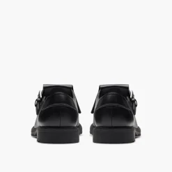 Clarks Damen Griffin Mia 2 Schuhe Black Leather