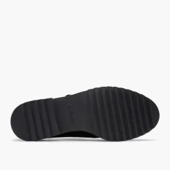Clarks Damen Griffin Mia 2 Schuhe Black Leather