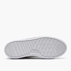Clarks Damen Hollyrose Reißverschluss Turnschuhe White Leather