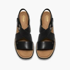 Clarks Damen Kidiki Sandalen Black Combi
