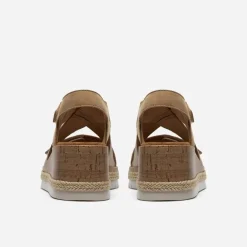 Clarks Damen Kidiki Sonnensandalen Beige Combi