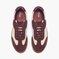 Clarks Damen Maseri Walk Trainingsschuhe Burgundy Combi