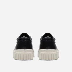 Clarks Damen Mayhill Walk Turnschuhe Black Leather