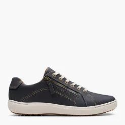Clarks Damen Nalle Turnschuhe Navy Nubuck