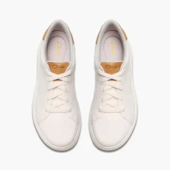 Clarks Damen Nalle Walk Sportschuhe White Knit
