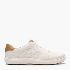 Clarks Damen Nalle Walk Sportschuhe White Knit