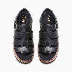 Clarks Damen Orianna Twist D-Fit Sandalen Schwarz