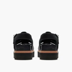 Clarks Damen Orianna Twist D-Fit Sandalen Schwarz