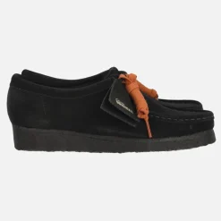 Clarks Damen Originals 2 Wallabee D Schuhe 1219 Black Suede