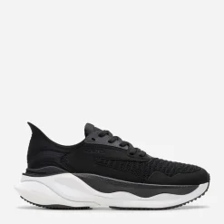 Clarks Damen Pace Trainer Schwarz/Weiß