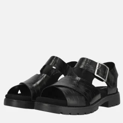 Clarks Damen Premium Orinoco Cross Sandalen Black Interest