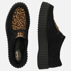 Clarks Damen Premium Torhill Bee Schuhe Leopard Print