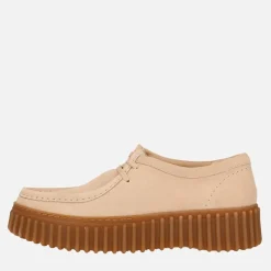Clarks Damen Premium Torhill Bee Schuhe Ecru Suede
