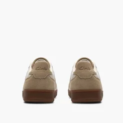 Clarks Damen Seco Speed Trainer White Combi Leather