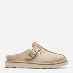 Clarks Damen Solsbury Mule Sandalen Sand Suede