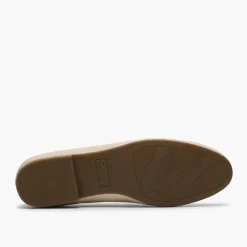 Clarks Damen Tamna Iris Loafer White Leather