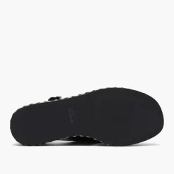 Clarks Damen Tessiah Kreuz Riemen Sandalen Black Interest