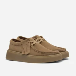 Clarks Damen Torview Mokassins Dark Sand Suede