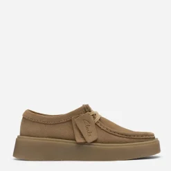 Clarks Damen Torview Mokassins Dark Sand Suede