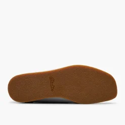 Clarks Damen Wallabee EVO Schuhe Off White Leather