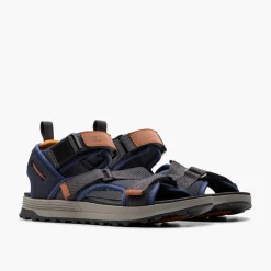 Clarks Herren ATL Trek Sandalen Navy Combi
