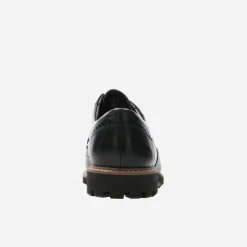 Clarks Herren Batcombe Wing Brogue Schuhe Black Leather